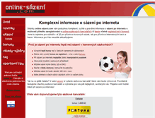 Tablet Screenshot of online-sazeni.com